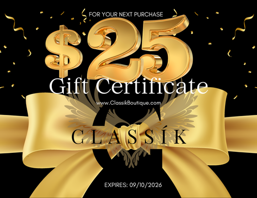 Classík Gift Certificate