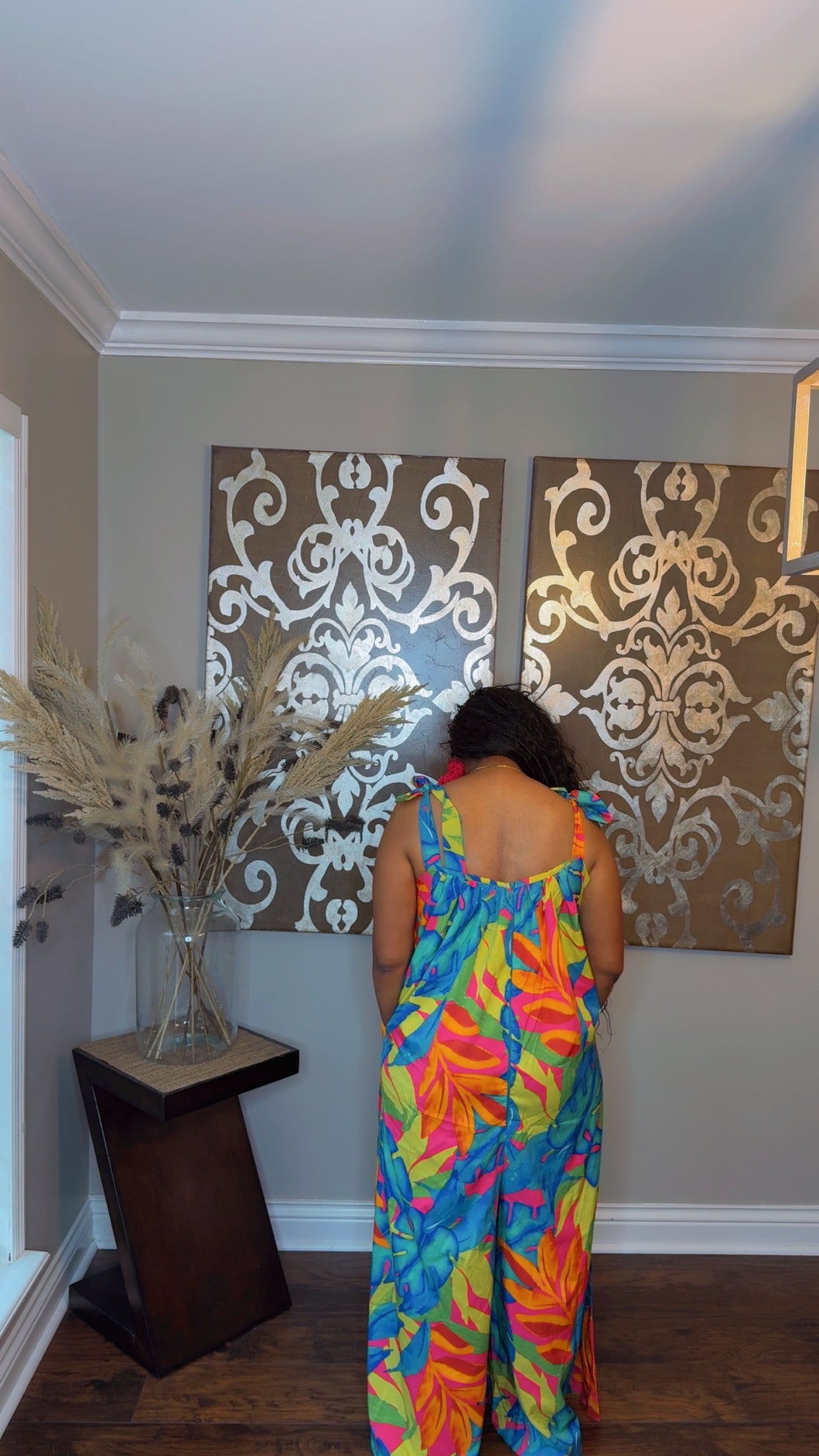 PETITE SIZE- Leaf Jumpsuit