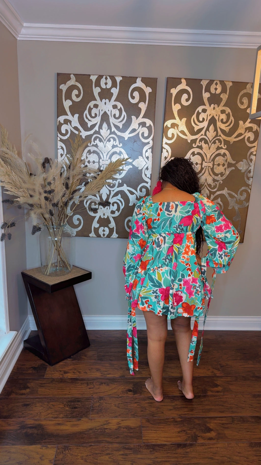Tropical Flare Dress
