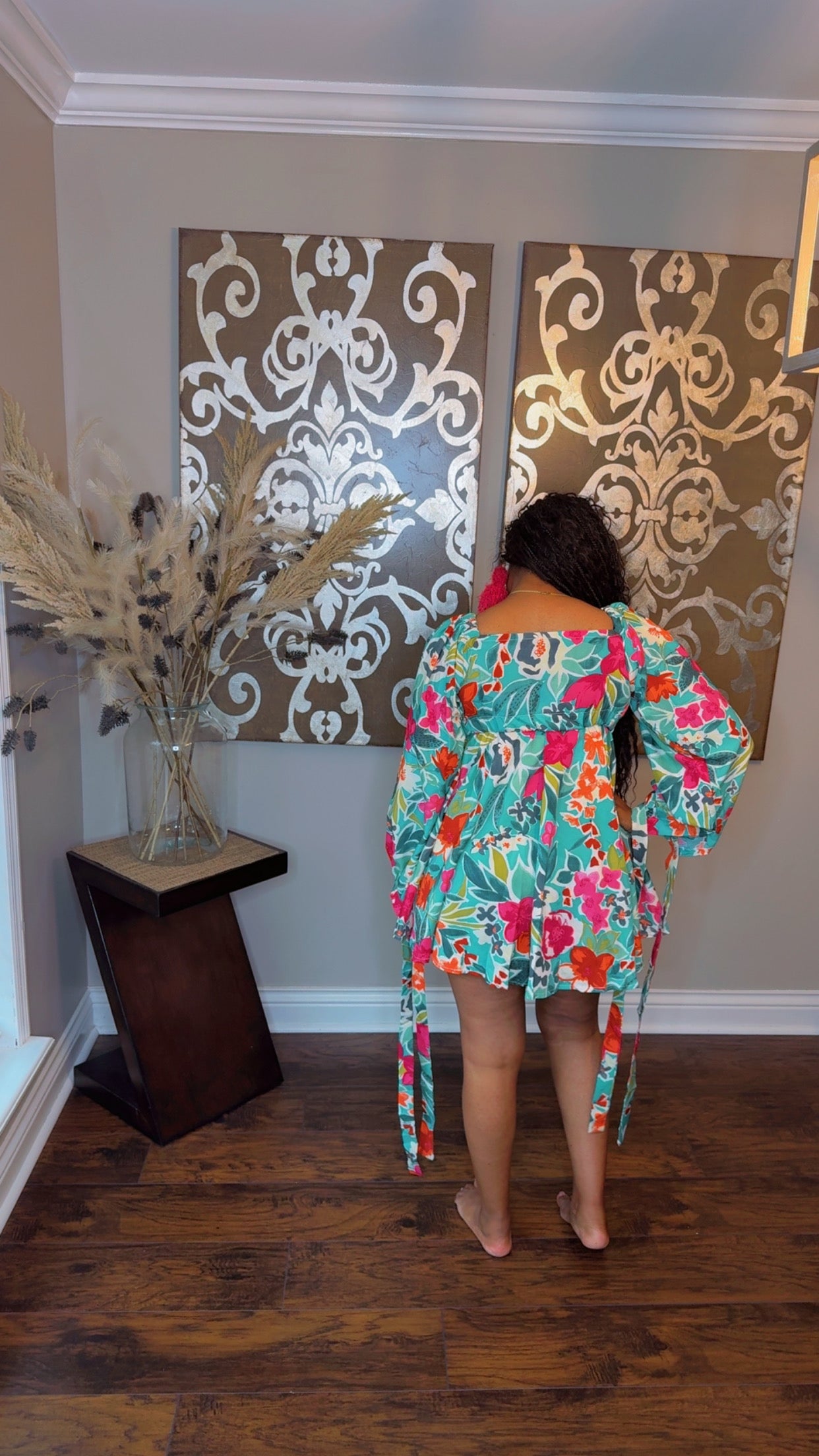 Tropical Flare Dress